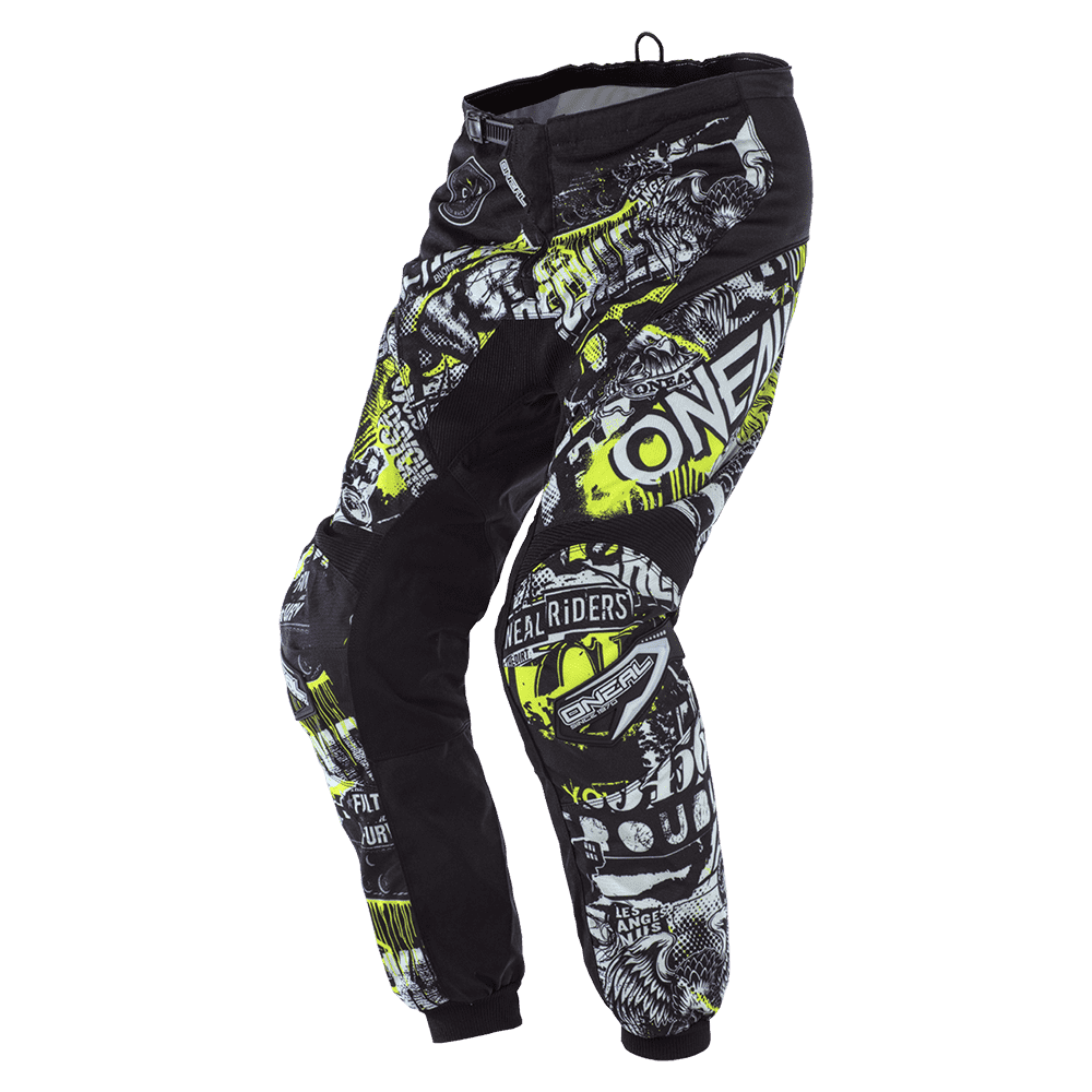 O'Neal ELEMENT Attack MX-Hose Schwarz/Neongelb 40