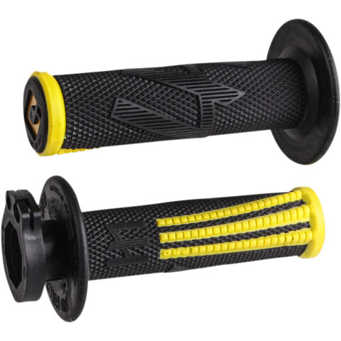ODI Emig Pro V2 Lock-On MX-Griffe Schwarz/Gelb