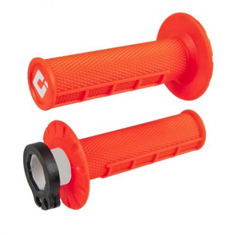 ODI V2 Half-Waffle Lock-On MX-Griffe Flo Orange