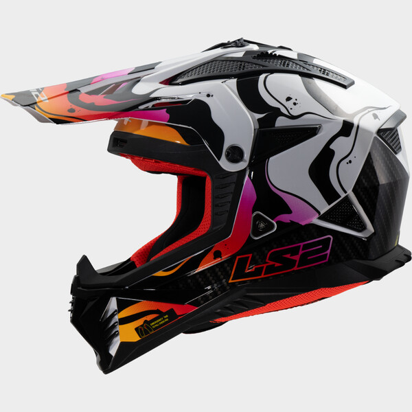 LS2 MX708 Fast II Wash Crosshelm Weiß XL