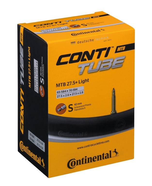 Continental MTB 27,5 B+ Light Fahrradschlauch SV 42 mm
