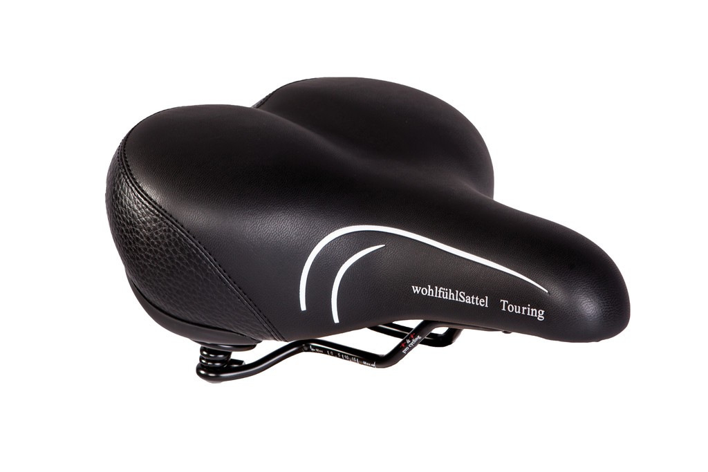 P&P Touring Feder 578 Komfort-Fahrradsattel Schwarz