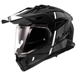 LS2 MX702 Pioneer II Hill Helm Schwarz/Weiß L