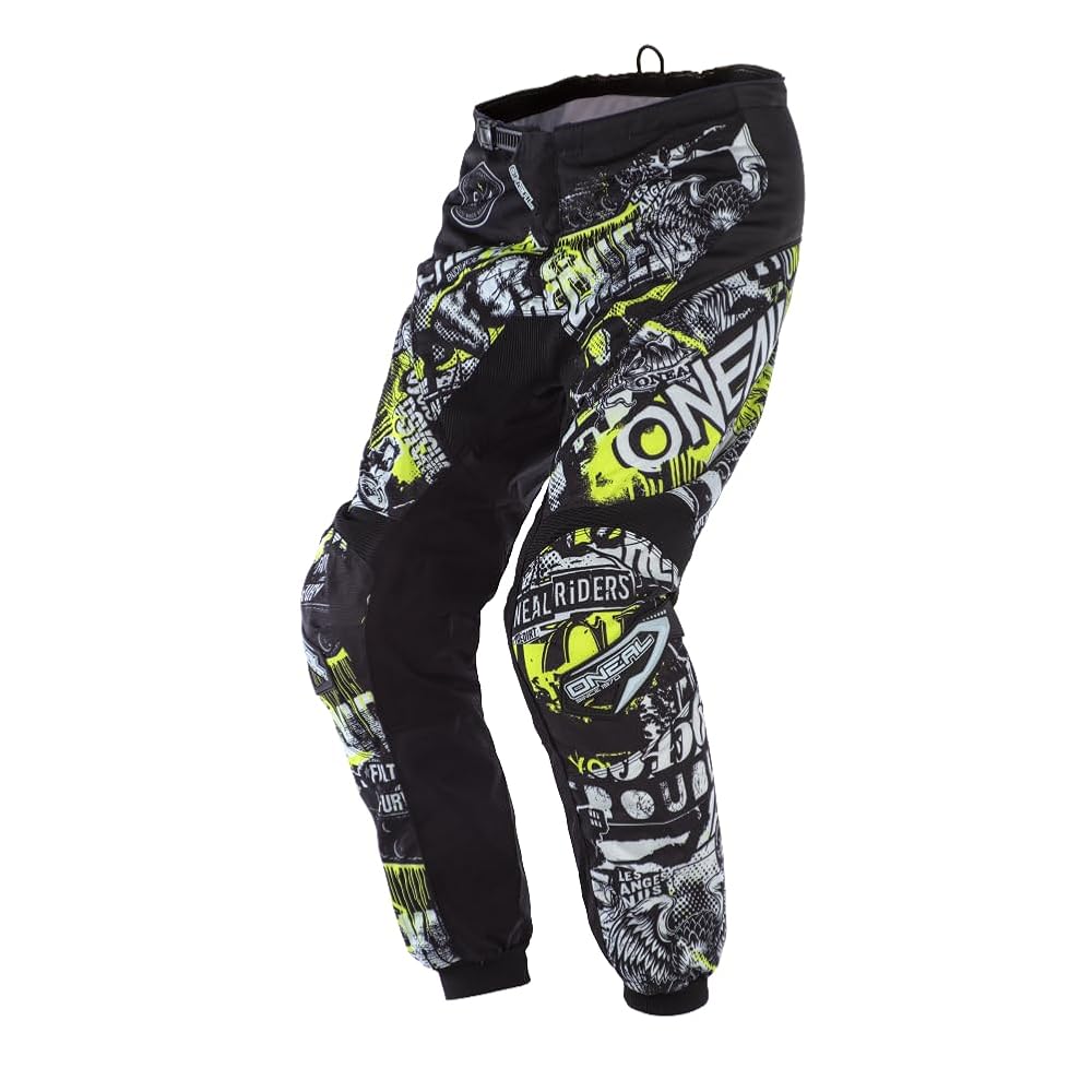 O'Neal ELEMENT Attack MX-Hose Schwarz/Neongelb – 28/44