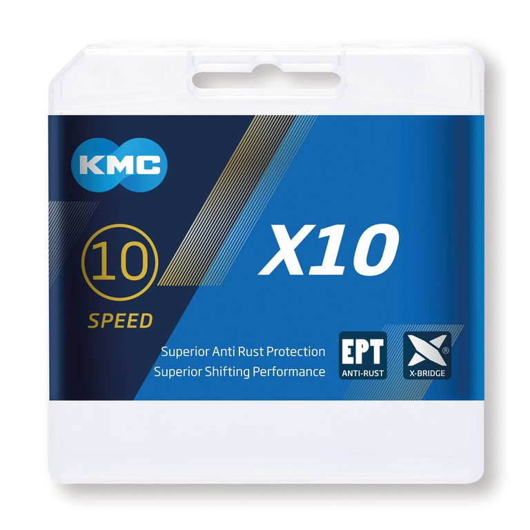 KMC X10 EPT Fahrradkette 10-fach – 114 Glieder