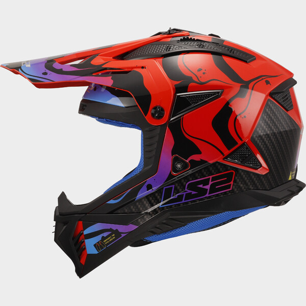 LS2 MX708 Fast II Wash Motocrosshelm Rot – L