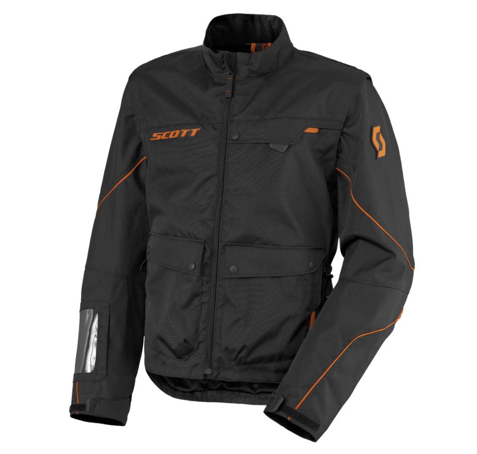 SCOTT Adventure 2 Motorradjacke Schwarz/Orange XXL